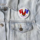 Majorettes Badge Ronde Button 5,7 Cm (In situ)