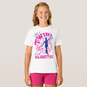 Majorettes, het leven is een Twirl, Majorette T-shirt (Voorkant volledig)