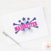 Majorettes Ovale Sticker (Envelop)
