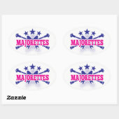 Majorettes Ovale Sticker (Vel)