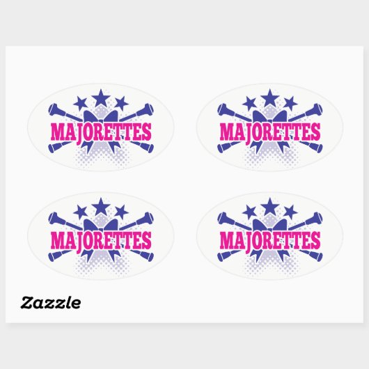 Majorettes Ovale Sticker (Vel)