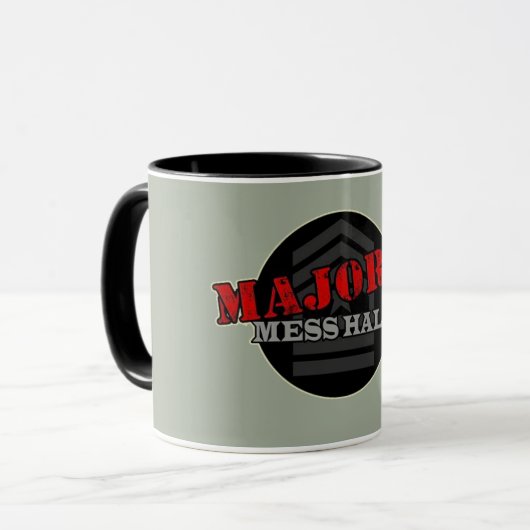 Majors Mess Hall Logo Coffee Cup Mok (Voorkant links)