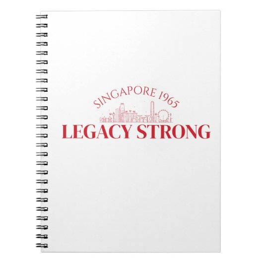 Majulah Singapura Celebration Notebook Notitieboek (Voorkant)