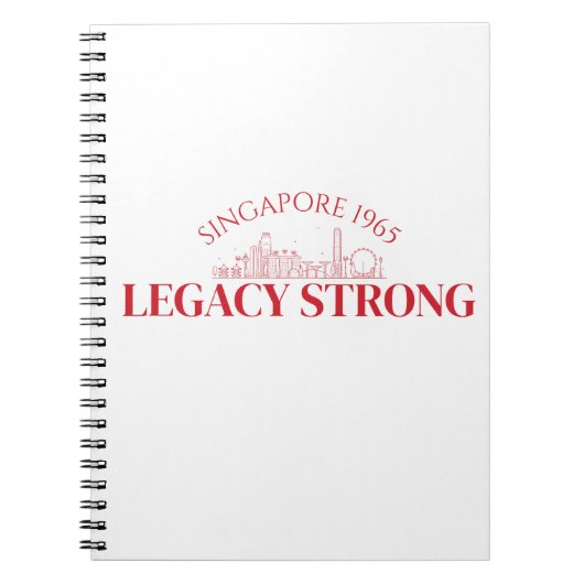 Majulah Singapura Celebration Notitieboek (Voorkant)