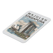 Majulah Singapura Magneet (Linkerzijde)