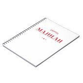 Majulah Singapura-viering Notitieboek (Linkerzijde)