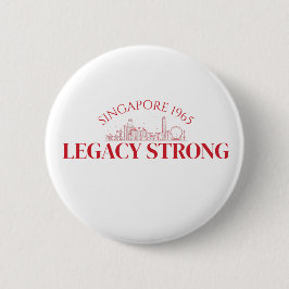 Majulah Singapura-viering Ronde Button 5,7 Cm