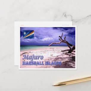 Majuro - Laura Beach - Marshalleilanden - Briefkaart