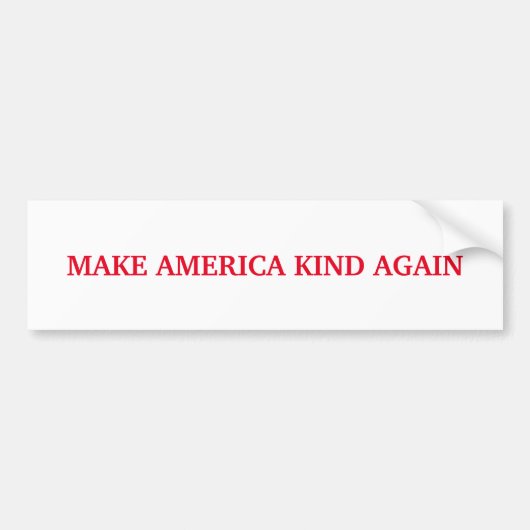 MAKA - Amerika weer een beetje Bumpersticker maken (Voorkant)