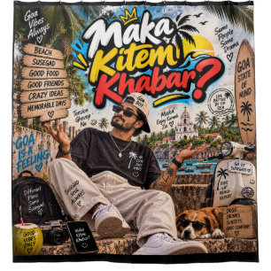 Maka Kitem Khabar? — Susegad Ziel Altijd Douchegordijn