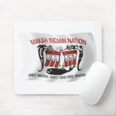 Makah Stam Vlag Muismat (Met muis)