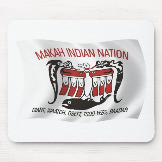 Makah Stam Vlag Muismat (Voorkant)