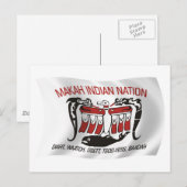 Makah Stam Vlag Postkaart (Voorkant / Achterkant)