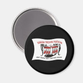 Makah-stam Vlagmagneet Magneet (Voorkant / Achterkant)