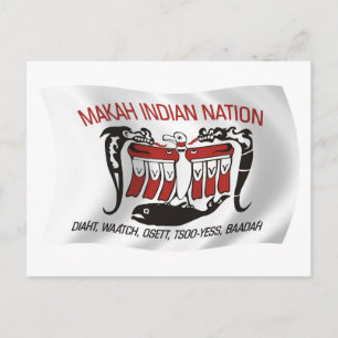 Makah Tribe Flag Briefkaart
