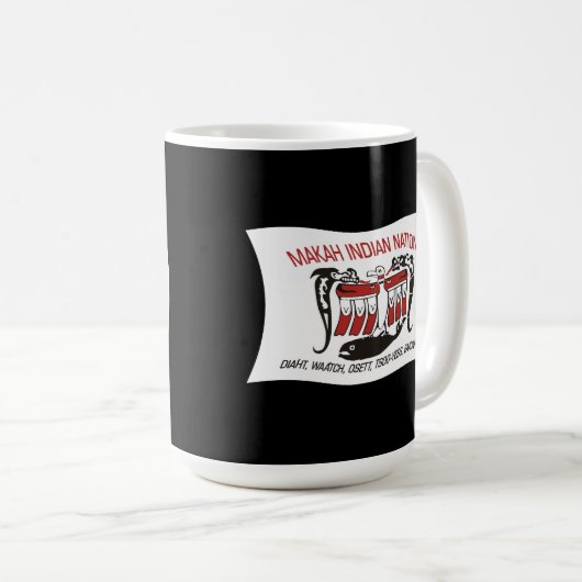 Makah Tribe Flag Mok (Voorkant rechts)
