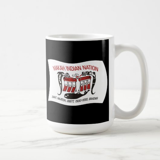 Makah Tribe Flag Mok (Rechts)