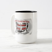 Makah Tribe Flag Mok (Voorkant links)