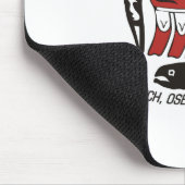 Makah Tribe Flag Mousepad Muismat (Hoek)