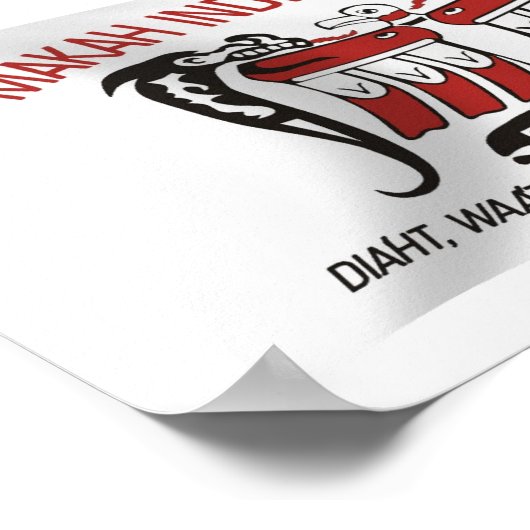 Makah Tribe Flag Poster Print (Hoek)