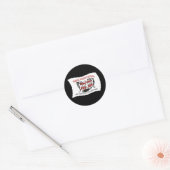 Makah Tribe Flag Sticker (Envelop)