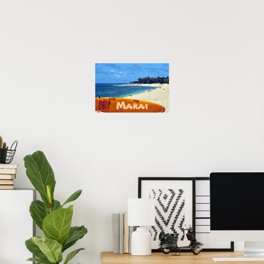 Makai naar het Poster van de Zee (Thuiskantoor)