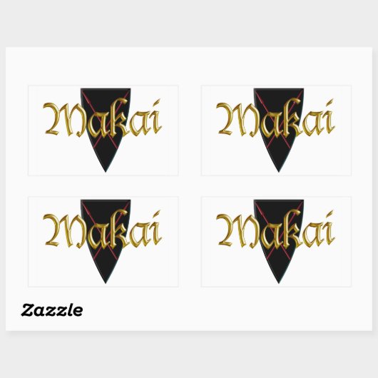 Makai Rechthoekige Sticker (Vel)