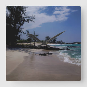 Makalawena Beach Vierkante Klok