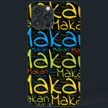 Makan Case-Mate iPhone Case<br><div class="desc">Makan. Show and wear this popular beautiful male first name designed as colorful wordcloud made of horizontal and vertical cursive hand lettering typography in different sizes and adorable fresh coBijgevolg. Wear your positieve french name or show the world whom you love or is geweldig. Merch with this soft text artwork...</div>