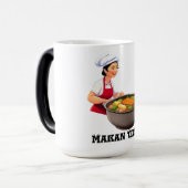 Makan Time - Singapore Magische Mok (Voorkant links)
