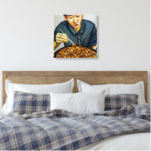 Makan Time - Wrapped Canvas Art Print (Insitu (Slaapkamer))
