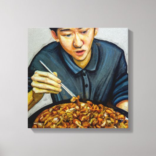 Makan Time - Wrapped Canvas Art Print (Voorkant)