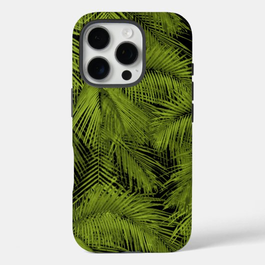 Makana Palms Hawaiian Green Case-Mate iPhone Case (Achterkant)
