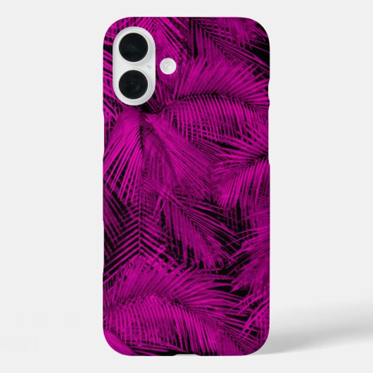 Makana Palms Hawaiian Roze Tropische Bladeren Case-Mate iPhone Case (Achterkant)