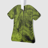 Makana Palms Hawaiian Tropical Leaves Aloha Shirt Ornament (voorkant)