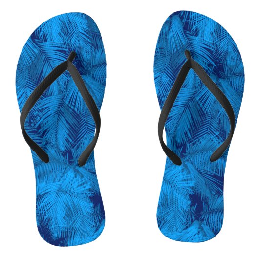 Makana Palms Hawaiian Tropical Leaves Teenslippers (Voetbed)