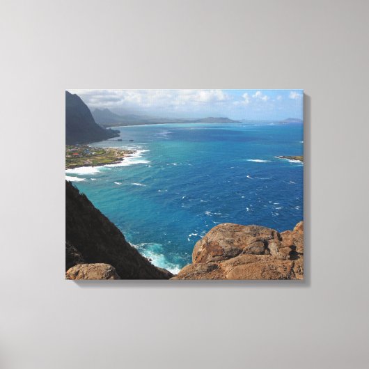 Makapuu Beach Canvas Afdruk (Voorkant)