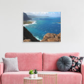 Makapuu Beach Canvas Afdruk (Insitu (Woonkamer))