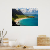 Makapuu Beach Coastline Poster (Keuken)