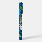 Makapuu Beach Hawaïaanse Batik Marine Case-Mate iPhone Case (Achterkant / Rechts)