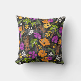 Makapuu Beach Hawaïaanse Batik - Violet Buitenkussen