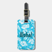 Makapuu Beach Hawaiian Batik Bagagelabels (Voorkant verticaal)