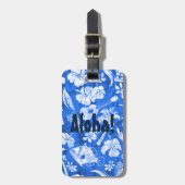 Makapuu Beach Hawaiian Batik Bagagelabels (Voorkant verticaal)