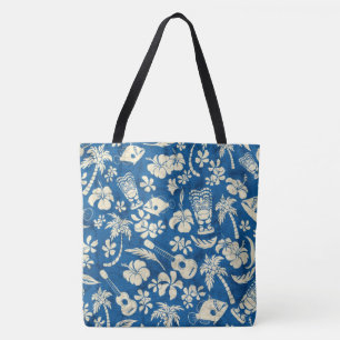 Makapuu Beach Hawaiian Batik Beach Bag Tote Bag