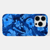 Makapuu Beach Hawaiian Batik Blue Case-Mate iPhone Case (Achterkant (horizontaal))