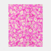 Makapuu Beach Hawaiian Batik Fleece Deken (Voorkant)