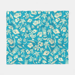 Makapuu Beach Hawaiian Batik Fleece Deken