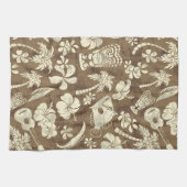 Makapuu Beach Hawaiian Batik Kitchen Towel Theedoek (Horizontaal)