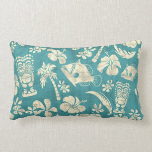 Makapuu Beach Hawaiian Batik Lumbar Kussens