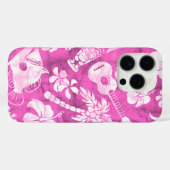 Makapuu Beach Hawaiian Batik Pink Case-Mate iPhone Case (Achterkant (horizontaal))